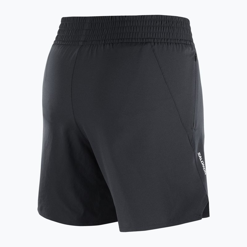 Salomon SHAKEout Core 6" deep black дамски къси панталони за бягане 7