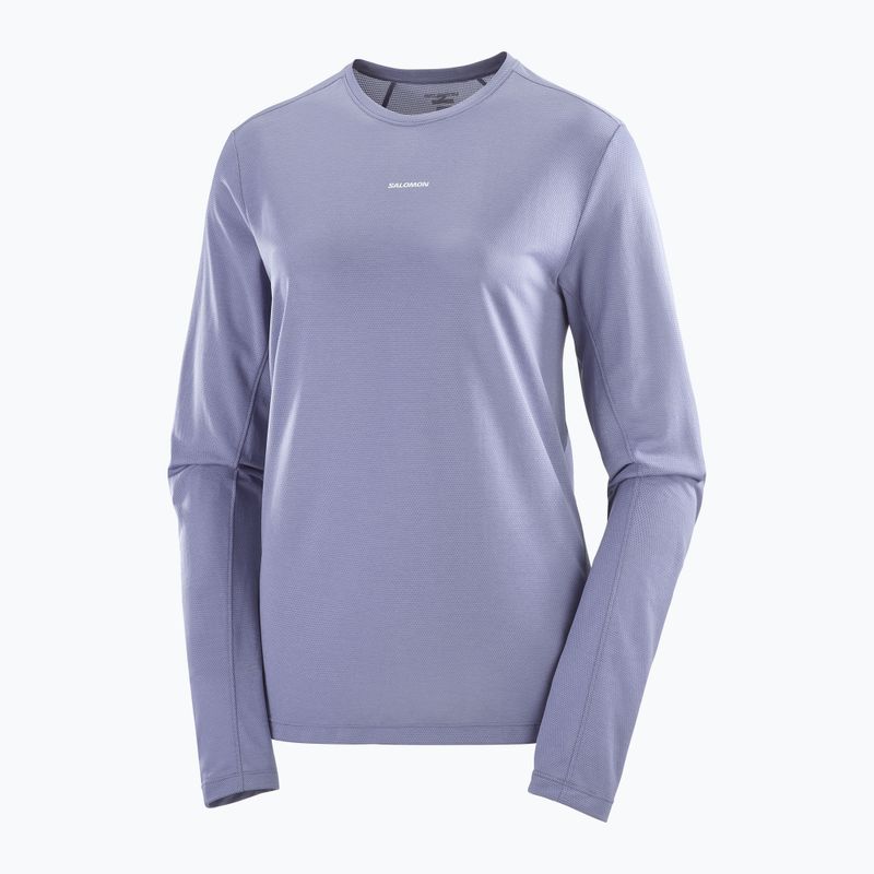 Дълъг ръкав за бягане за жени Salomon SHAKEout Core blue granite 4
