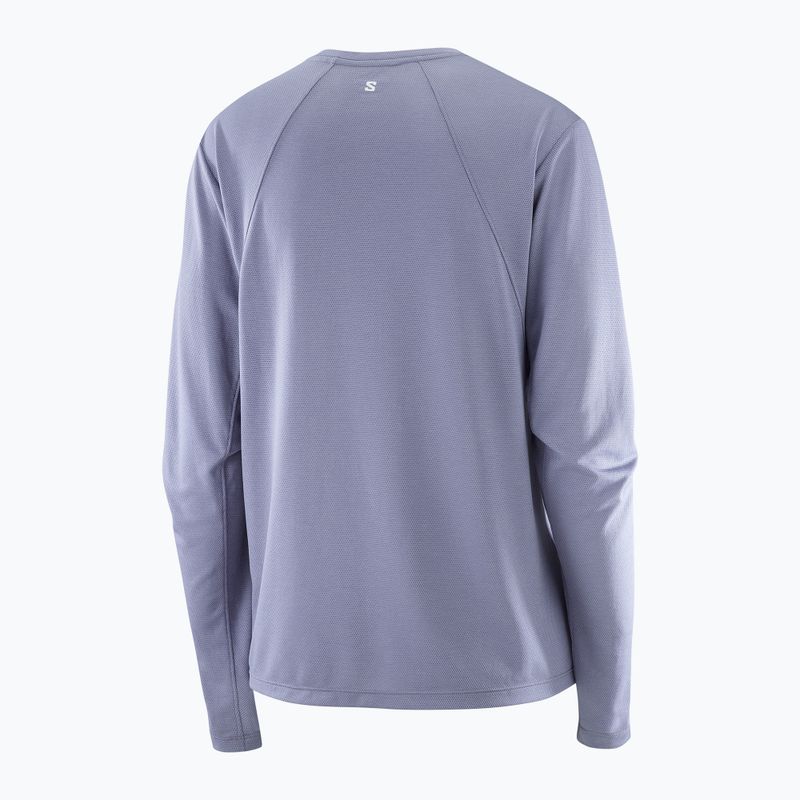 Дълъг ръкав за бягане за жени Salomon SHAKEout Core blue granite 5