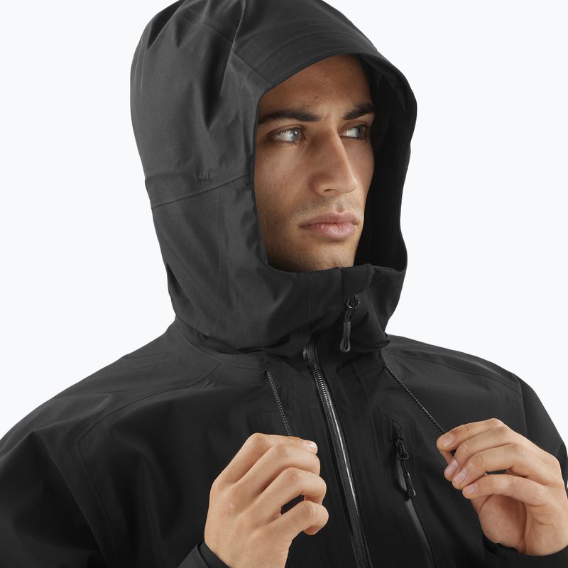 Мъжко софтшел яке Salomon Outline 3l GTX deep black 3