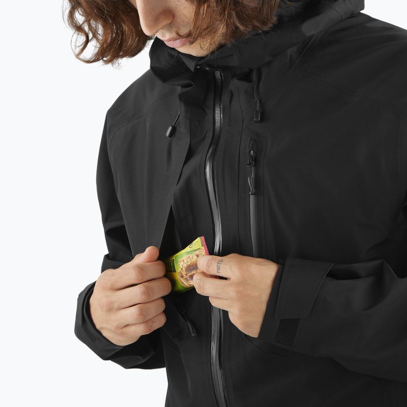 Мъжко софтшел яке Salomon Outline 3l GTX deep black 6