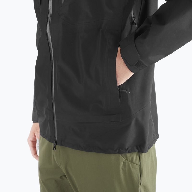 Мъжко софтшел яке Salomon Outline 3l GTX deep black 7