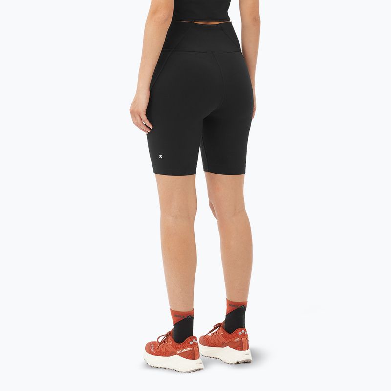 Дамски шорти за бягане Salomon SHAKEout Bliss 8" deep black 2