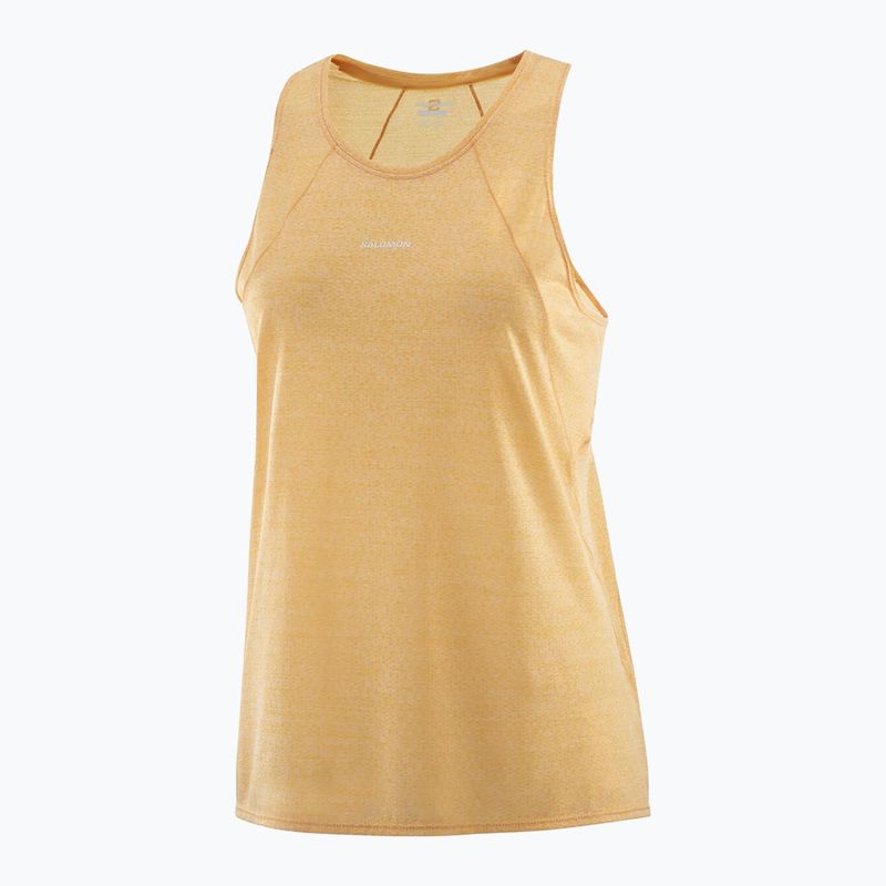 Дамски потник за бягане Salomon SHAKEout Air Tank warm apricot 4