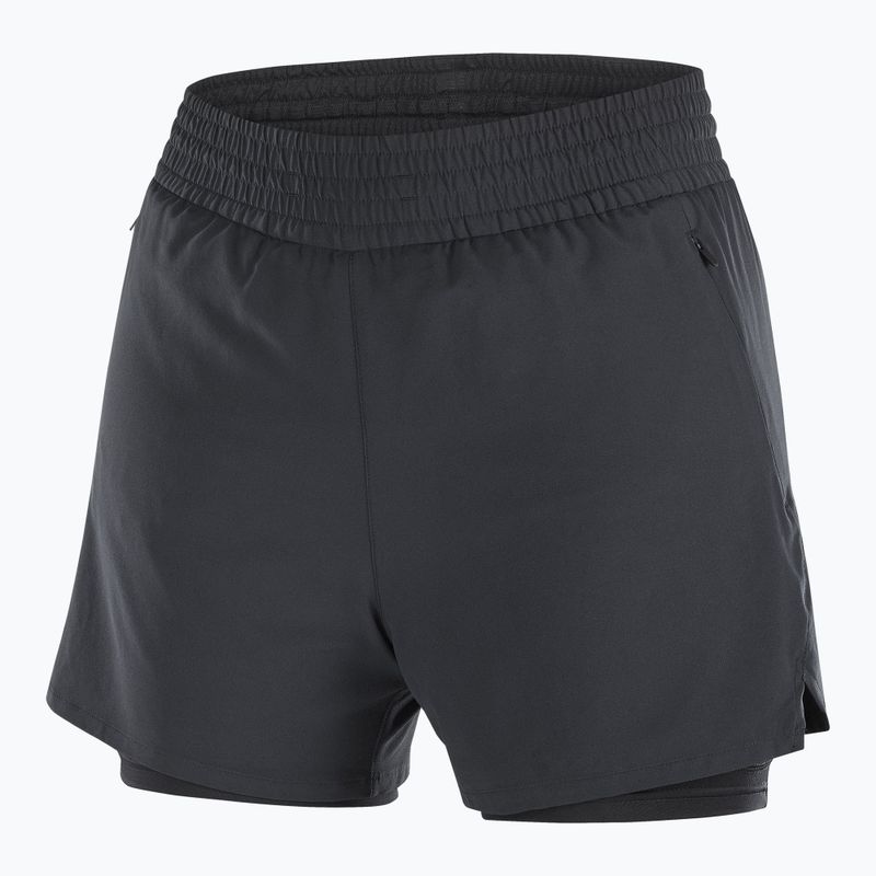 Salomon SHAKEout Core 2IN1 4" дамски къси панталони за бягане тъмно черно 6