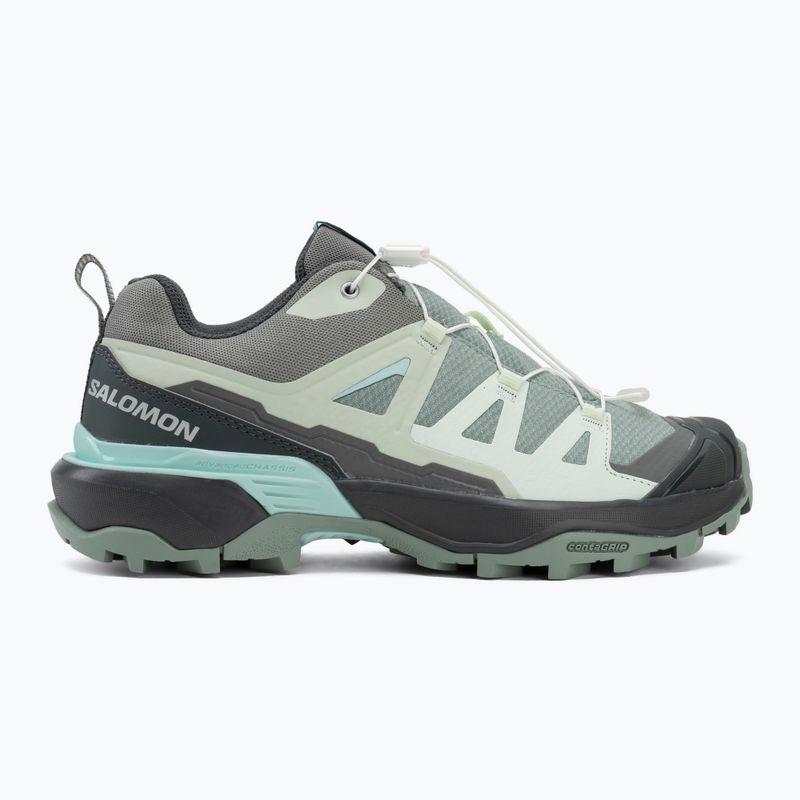 Дамски обувки за трекинг Salomon X Ultra 360 green milieu/urban chic/clearly aqua 2