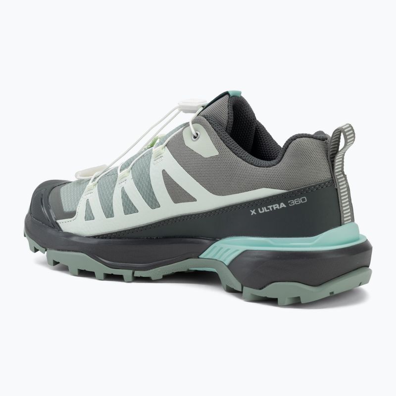 Дамски обувки за трекинг Salomon X Ultra 360 green milieu/urban chic/clearly aqua 3