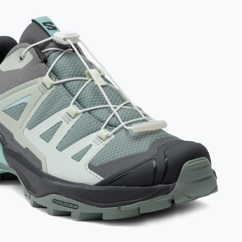 Дамски обувки за трекинг Salomon X Ultra 360 green milieu/urban chic/clearly aqua 7