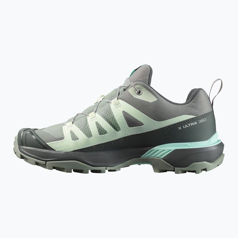Дамски обувки за трекинг Salomon X Ultra 360 green milieu/urban chic/clearly aqua 2