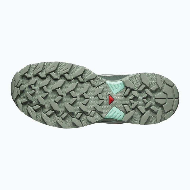 Дамски обувки за трекинг Salomon X Ultra 360 green milieu/urban chic/clearly aqua 6