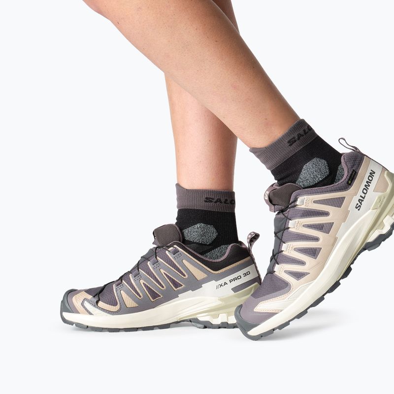 Дамски обувки за бягане Salomon XA Pro 3D V9 GTX nine iron/oxford tan 6