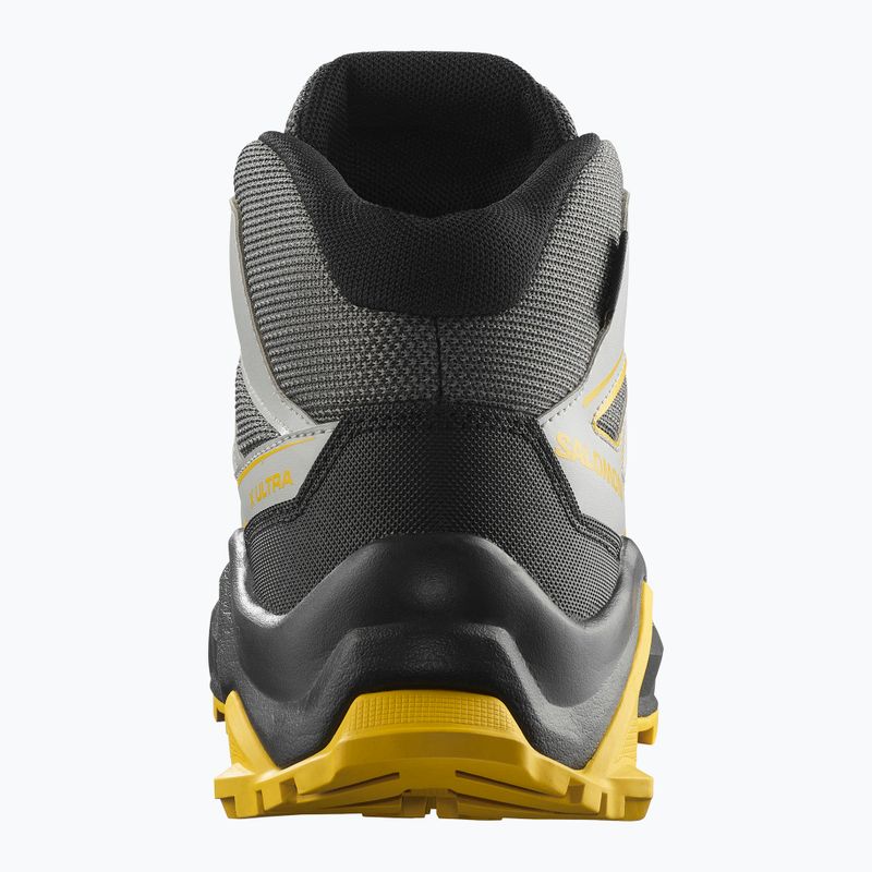 Детски обувки за трекинг Salomon X Ultra Mid GTX castlerock/black/spicy/mustard 10