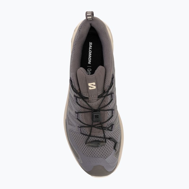 Salomon XA Pro 3D V9 дамски обувки за бягане слива китен/оксфорд тен/нежна праскова 5