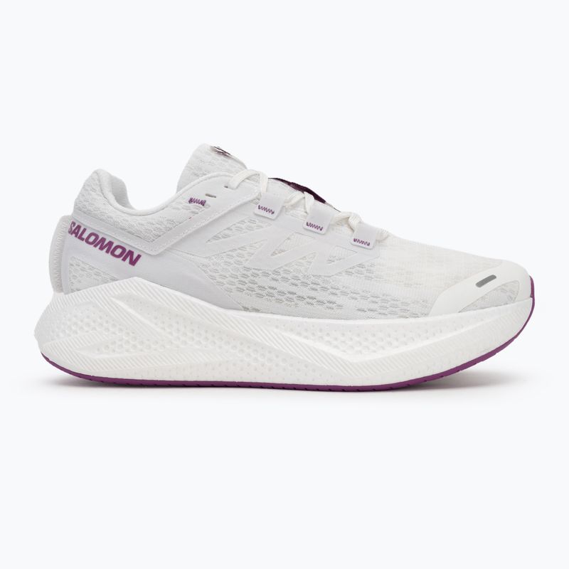 Мъжки обувки за бягане Salomon Aero Glide 3 white/white/willowherb 2
