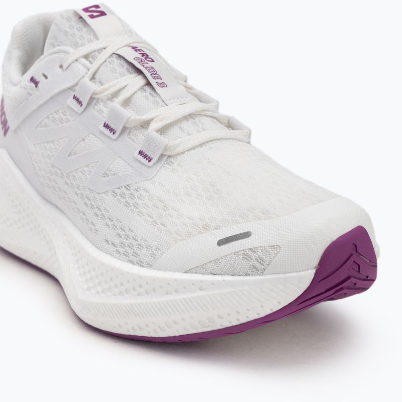Мъжки обувки за бягане Salomon Aero Glide 3 white/white/willowherb 7