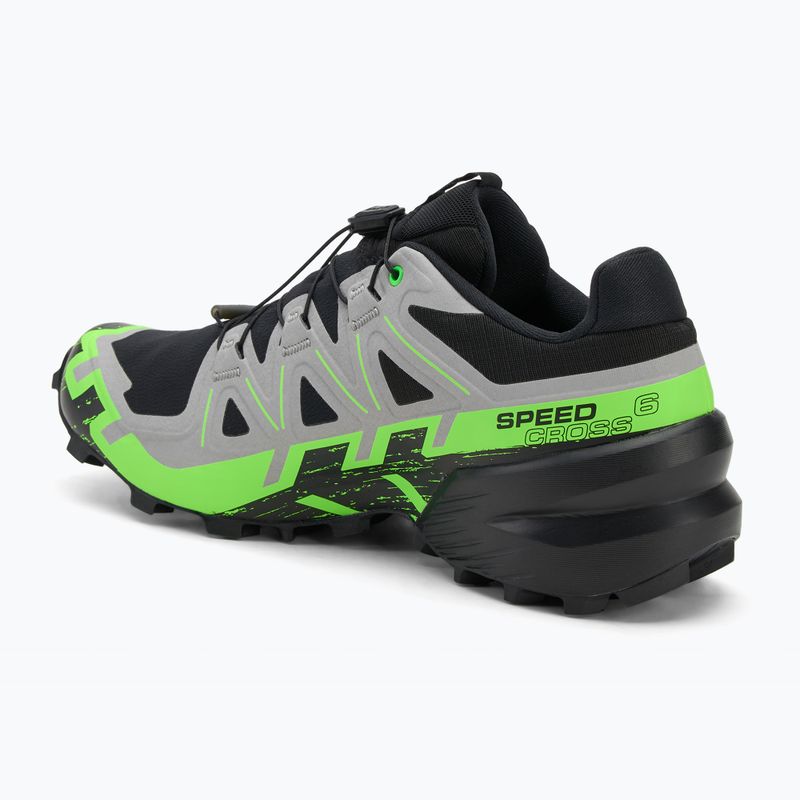 Мъжки обувки за бягане Salomon Speedcross 6 GTX black/alloy/green gecko 3