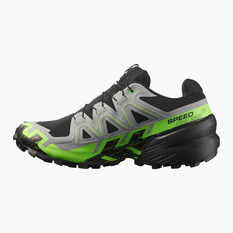 Мъжки обувки за бягане Salomon Speedcross 6 GTX black/alloy/green gecko 3
