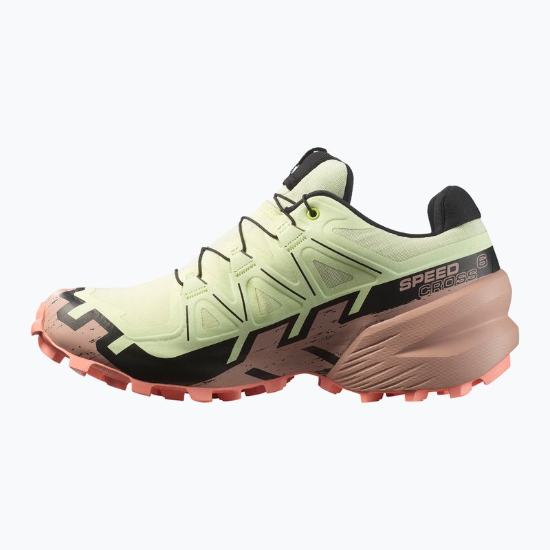 Дамски маратонки за бягане Salomon Speedcross 6 GTX lime cream/mahogany rose/black 3