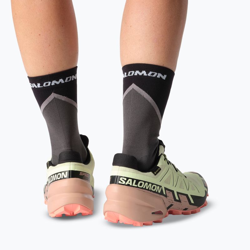 Дамски маратонки за бягане Salomon Speedcross 6 GTX lime cream/mahogany rose/black 8
