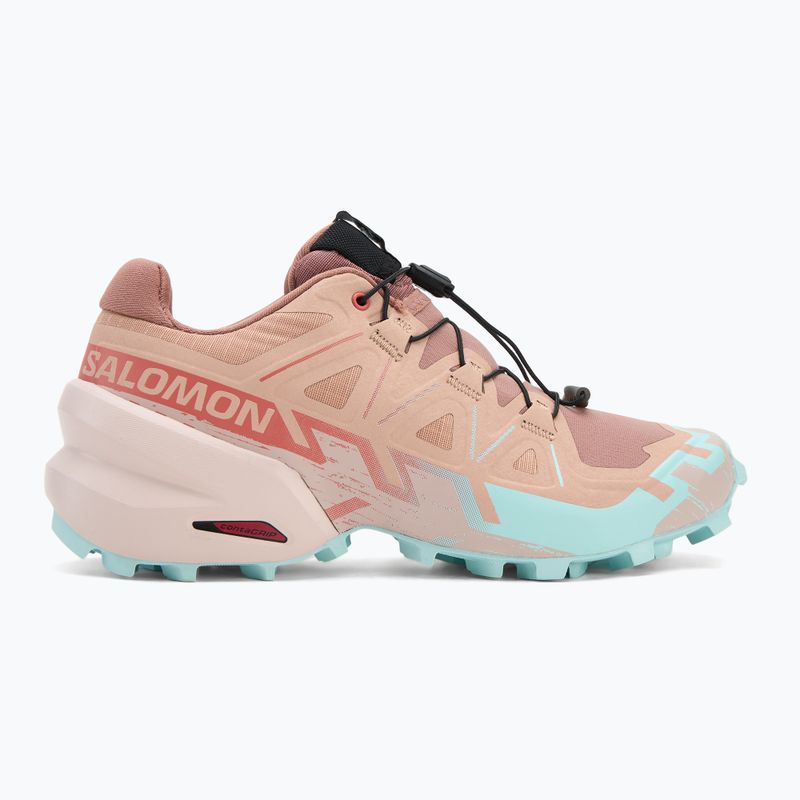 Дамски обувки за бягане Salomon Speedcross 6 mahogany rose/hushed violet/iced aqua 2