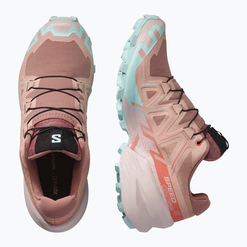 Дамски обувки за бягане Salomon Speedcross 6 mahogany rose/hushed violet/iced aqua 8