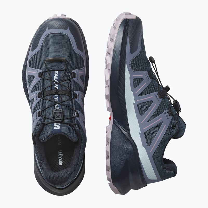 Дамски обувки за бягане Salomon Speedcross Peak GTX blue nights / grisaille / nirvana 8