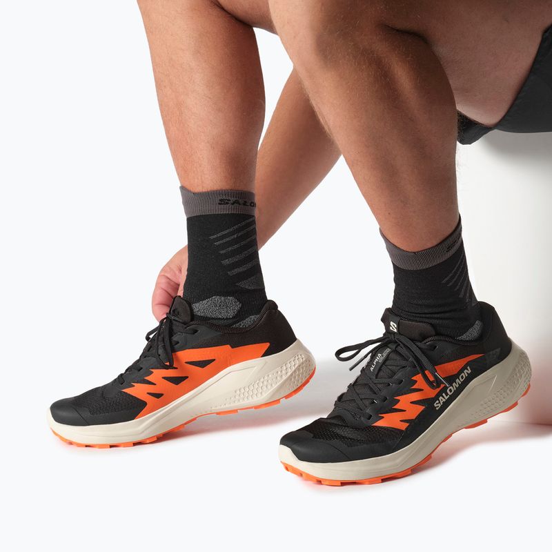 Мъжки обувки за бягане Salomon Alphaglide black/rainy day/red orange 6
