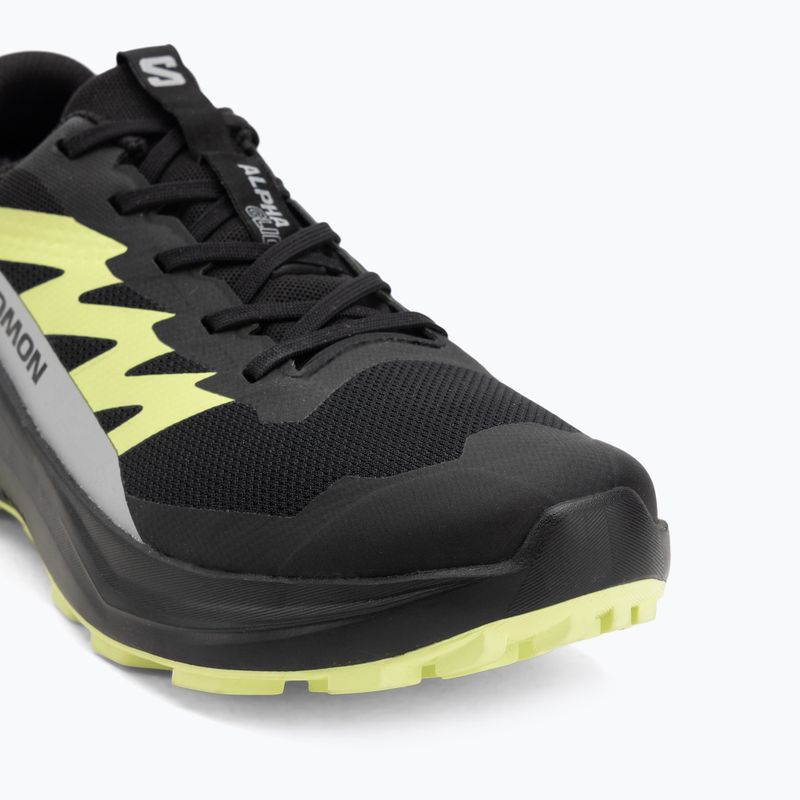 Мъжки обувки за бягане Salomon Alphaglide GTX black/alloy/sharp green 7
