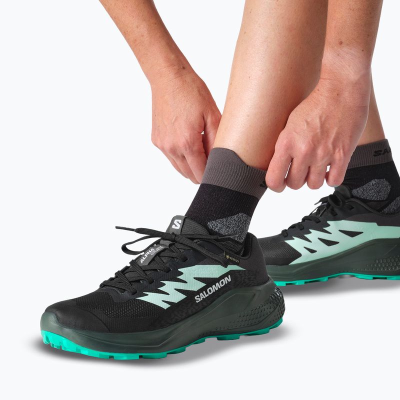 Дамски обувки за бягане Salomon Alphaglide GTX hantom/urban chic/waterfall 8