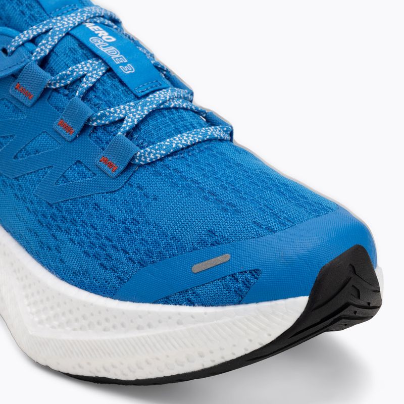 Мъжки обувки за бягане Salomon Aero Glide 3 френско синьо/бяло/черешово домат 7