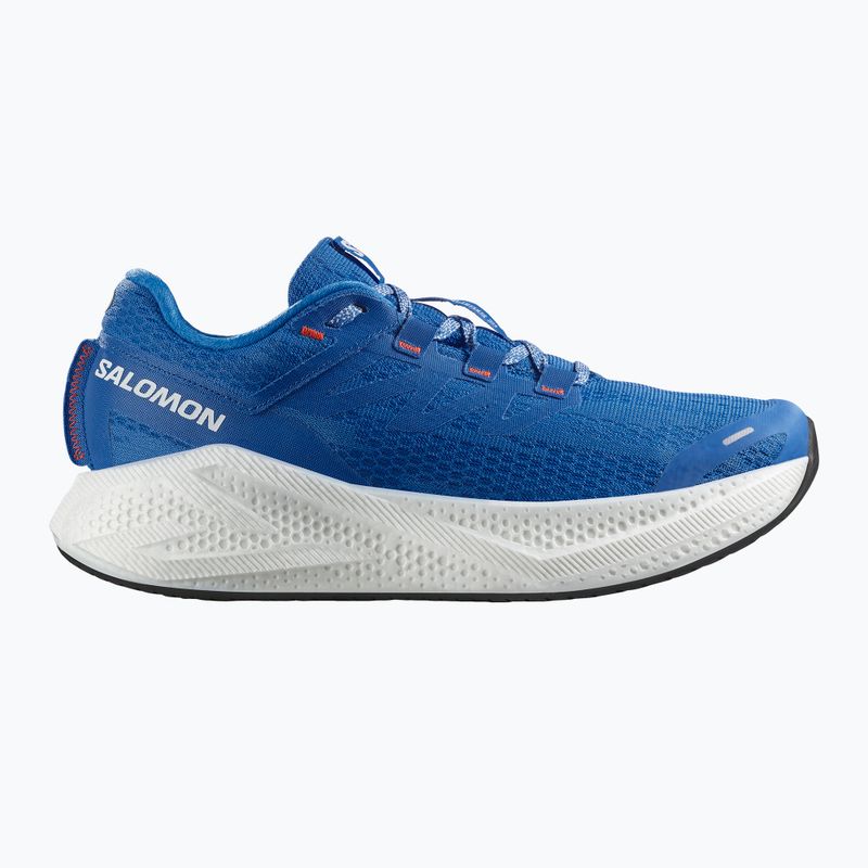 Мъжки обувки за бягане Salomon Aero Glide 3 френско синьо/бяло/черешово домат 8