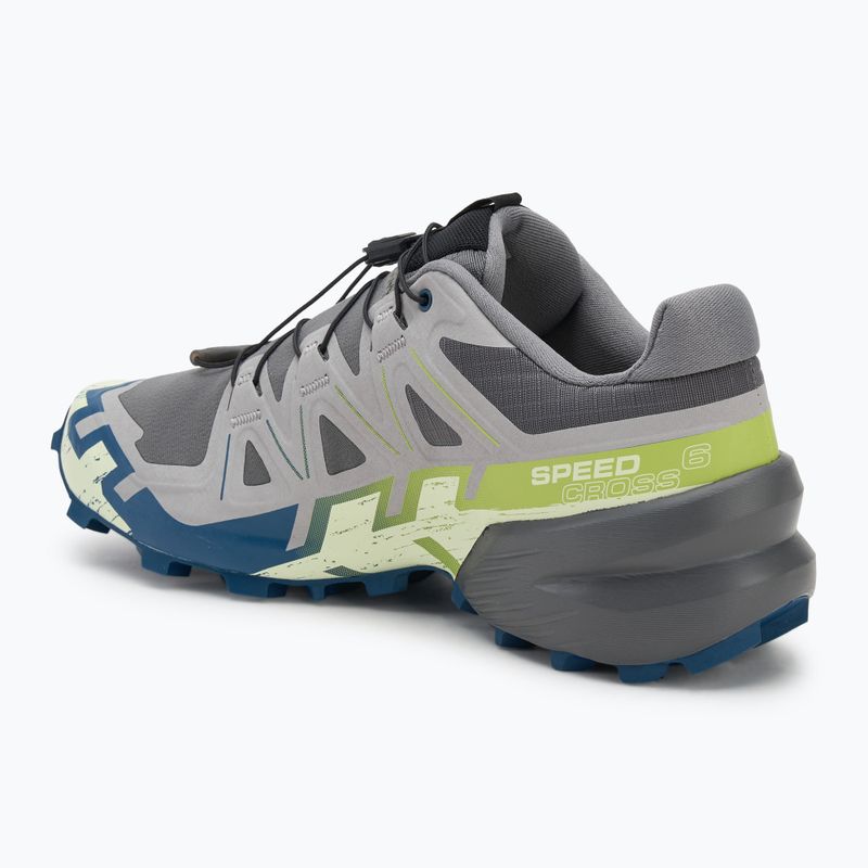 Мъжки обувки за бягане Salomon Speedcross 6 castlerock/lime cream/poseidon 3