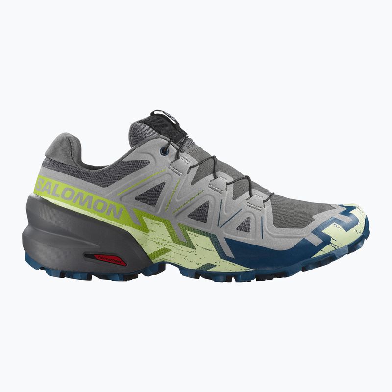 Мъжки маратонки за бягане Salomon Speedcross 6 castlerock/lime cream/poseidon 2