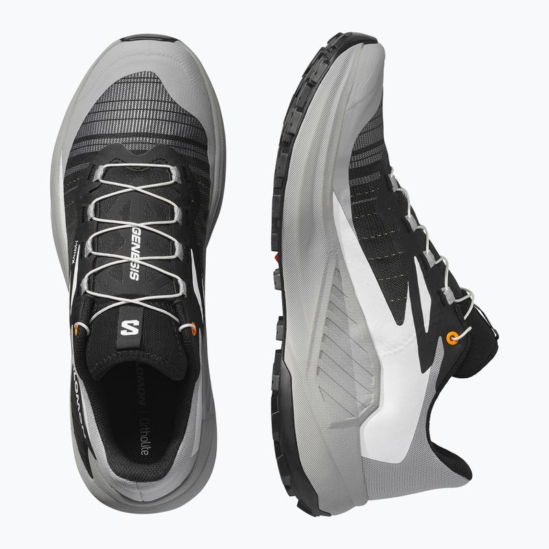 Мъжки обувки за бягане Salomon Genesis black/alloy/turmeric 13