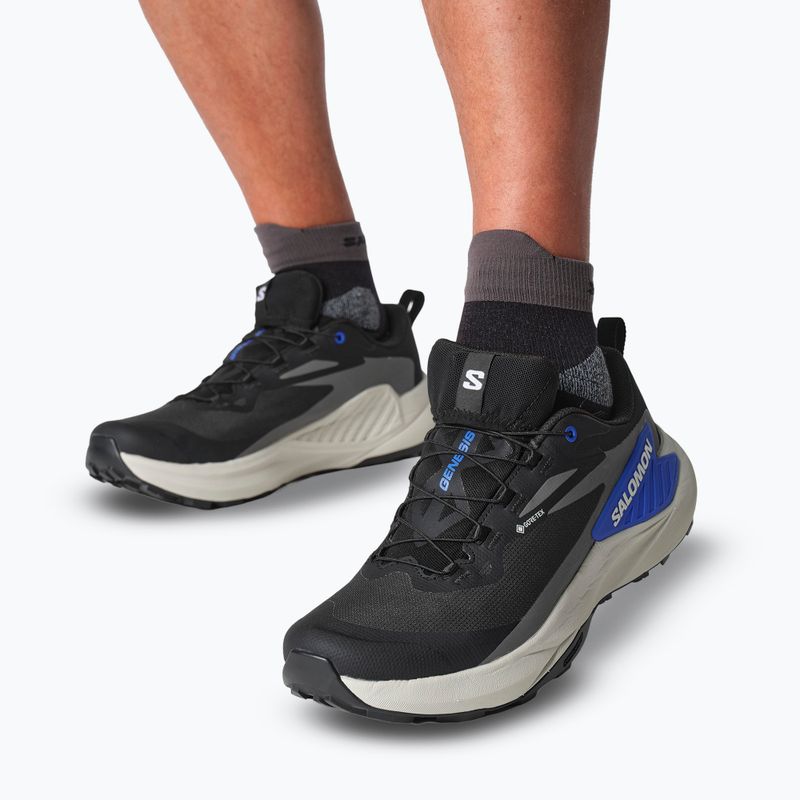 Мъжки обувки за бягане Salomon Genesis GTX black/lunar rock/french blue 14