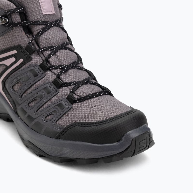 Дамски обувки за трекинг Salomon Extegra GTX Mid henna/run raisin/mahogany rose 7