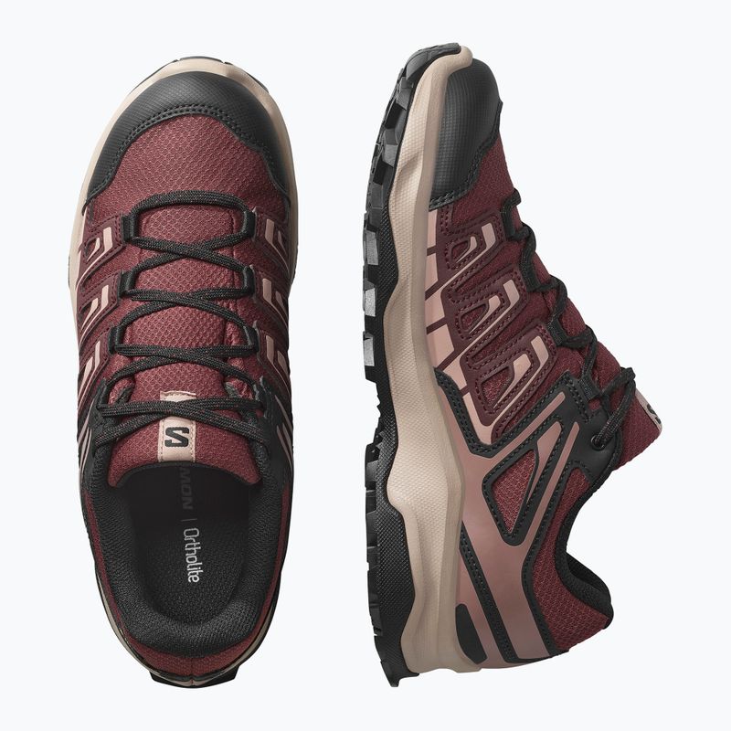 Дамски обувки за трекинг Salomon Extegra GTX henna/run raisin/mahogany rose 6