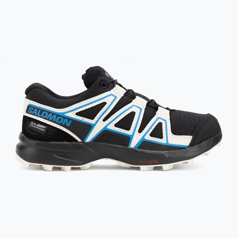 Детски обувки за бягане Salomon Speedcross Waterproof black/vanilla ice/french blue 2