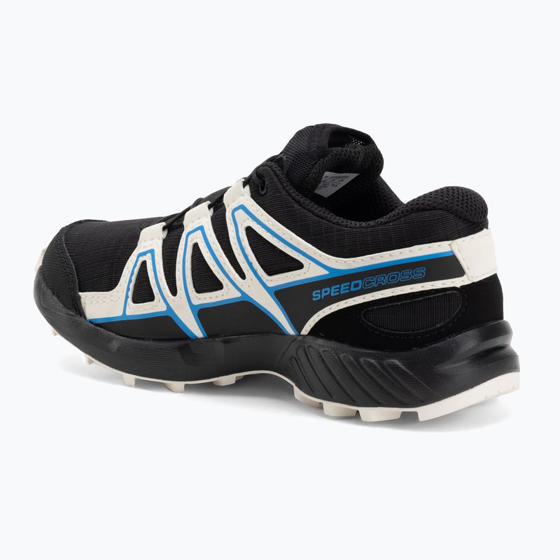 Детски обувки за бягане Salomon Speedcross Waterproof black/vanilla ice/french blue 3