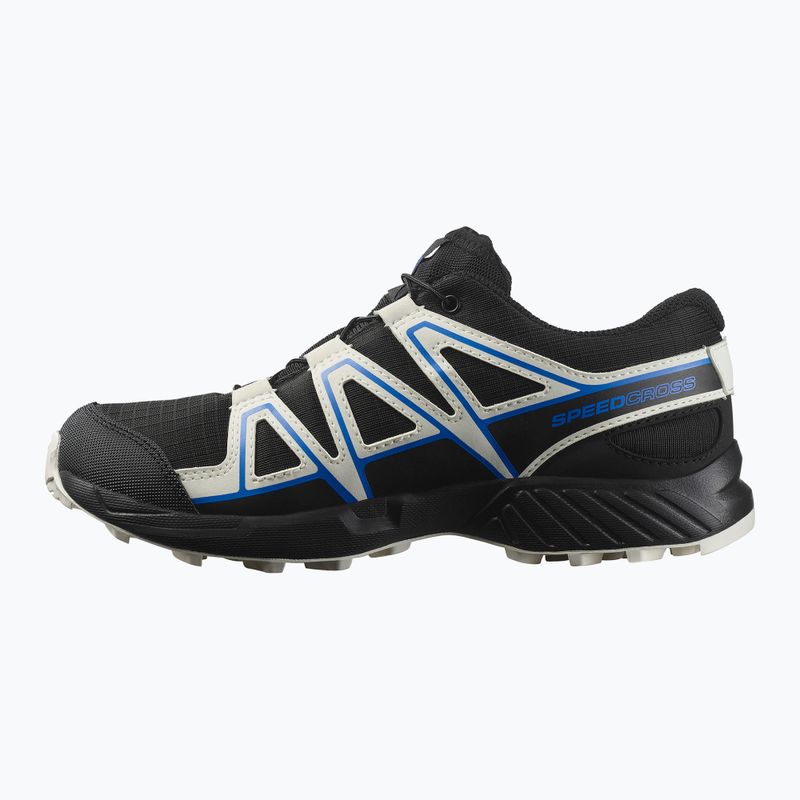 Детски обувки за бягане Salomon Speedcross Waterproof black/vanilla ice/french blue 9