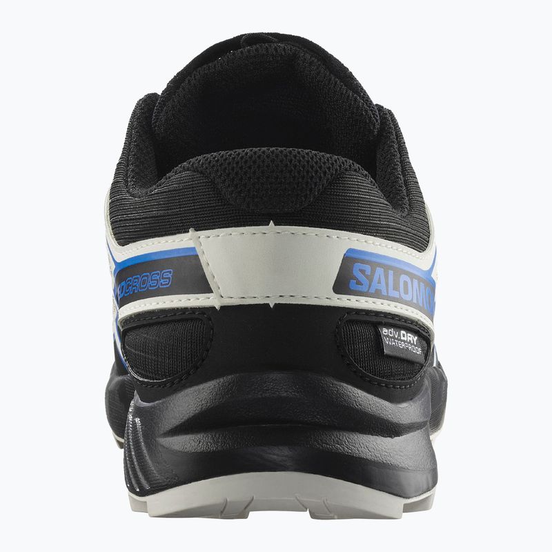 Детски обувки за бягане Salomon Speedcross Waterproof black/vanilla ice/french blue 10