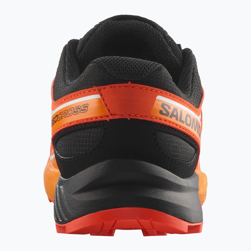 Детски обувки за трекинг Salomon Speedcross black/cherry tomato/turmeric 8