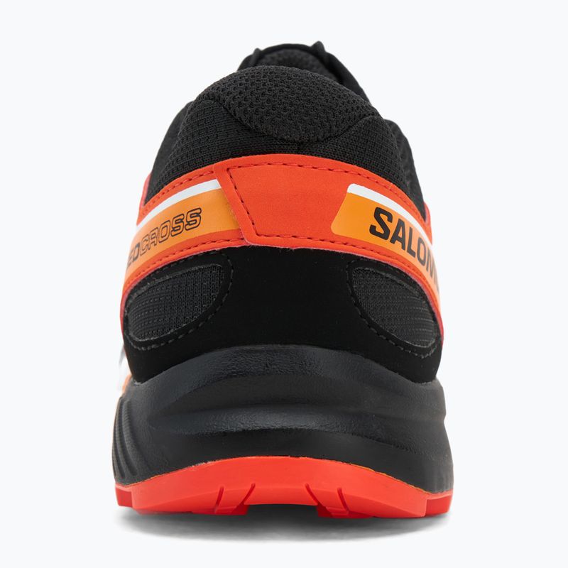 Детски обувки за трекинг Salomon Speedcross black/cherry tomato/turmeric 6
