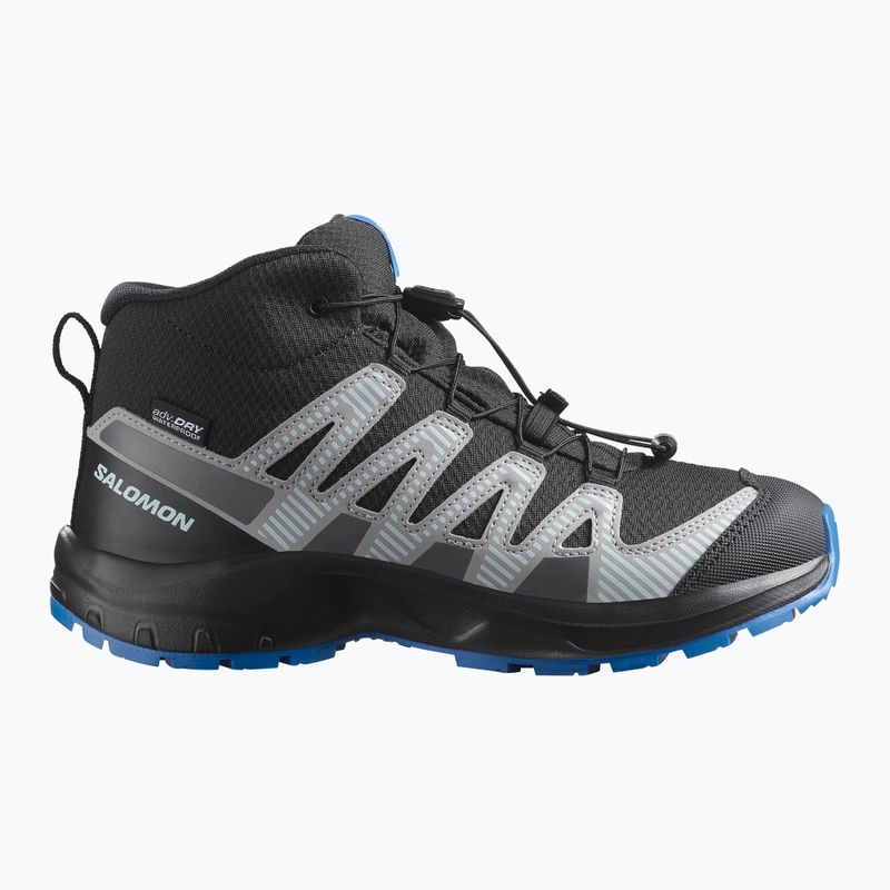 Детски туристически обувки Salomon XA PRO V8 MID WP black/monument /french blue 8
