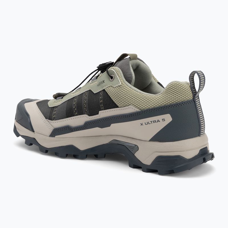 Дамски ботуши за трекинг Salomon X ULTRA 5 GTX морска трева / турбуленция / нежна праскова 3