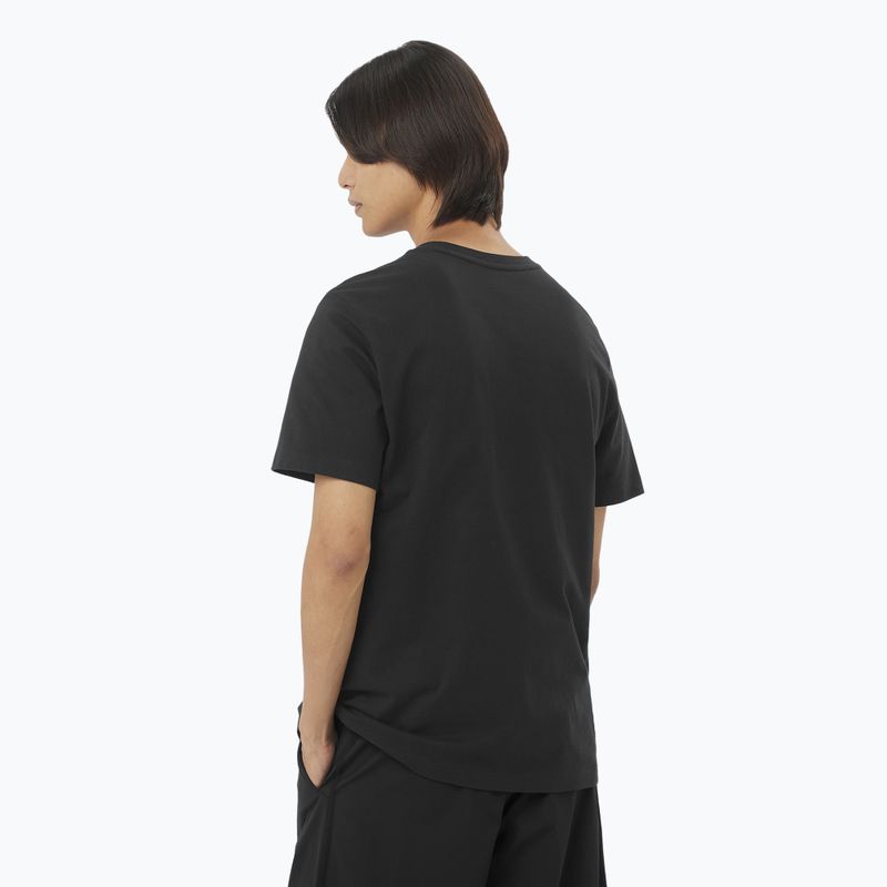 Мъжки потник Salomon Big Logo Tee deep black 2