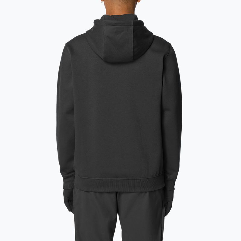 Мъжки суитшърт Salomon Chest Logo Hoodie deep black 2