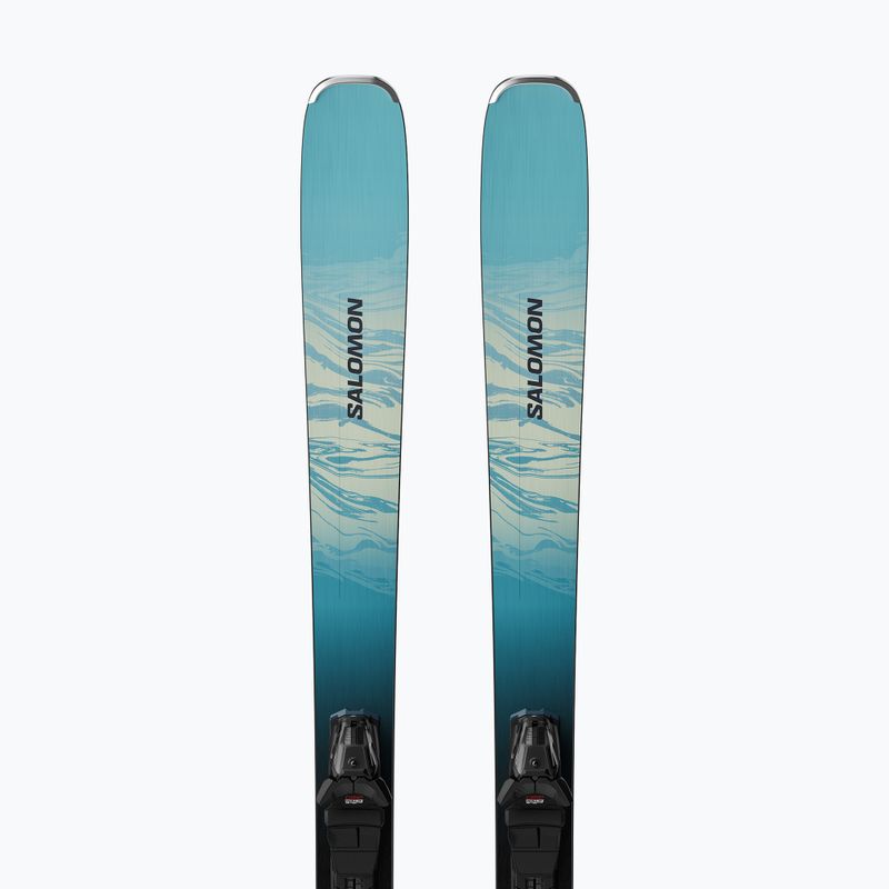Дамски пистови ски Salomon Stance W 80 + автомати M10 GW alaskan blue/porcelain/lime cream 4