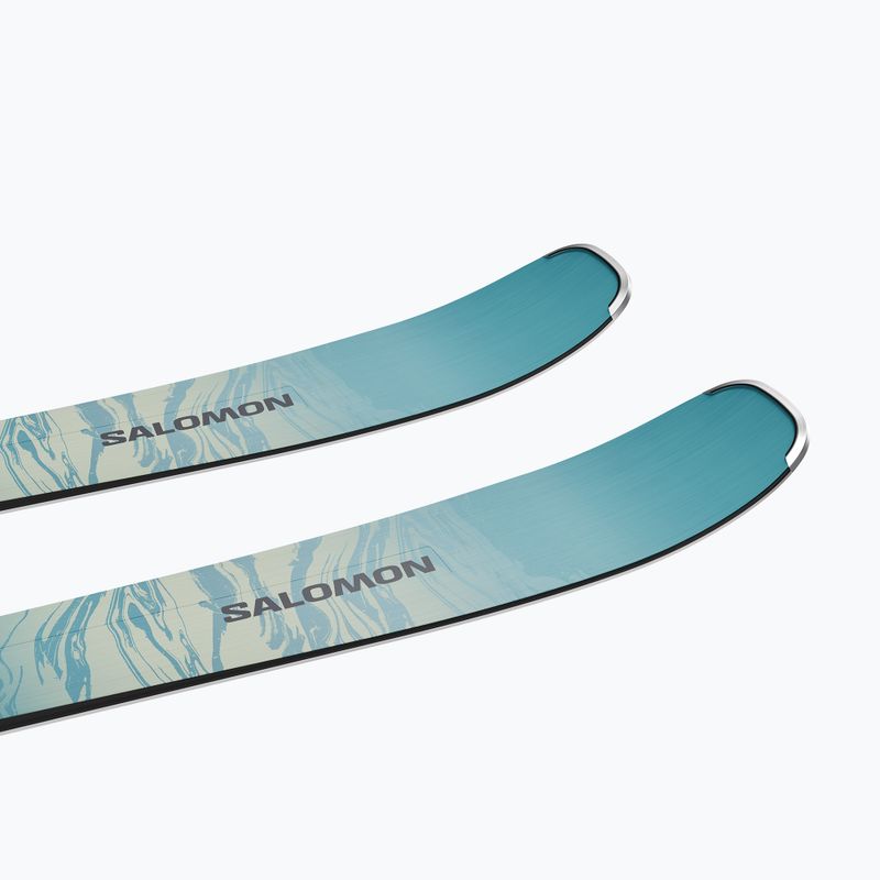Дамски пистови ски Salomon Stance W 80 + автомати M10 GW alaskan blue/porcelain/lime cream 5