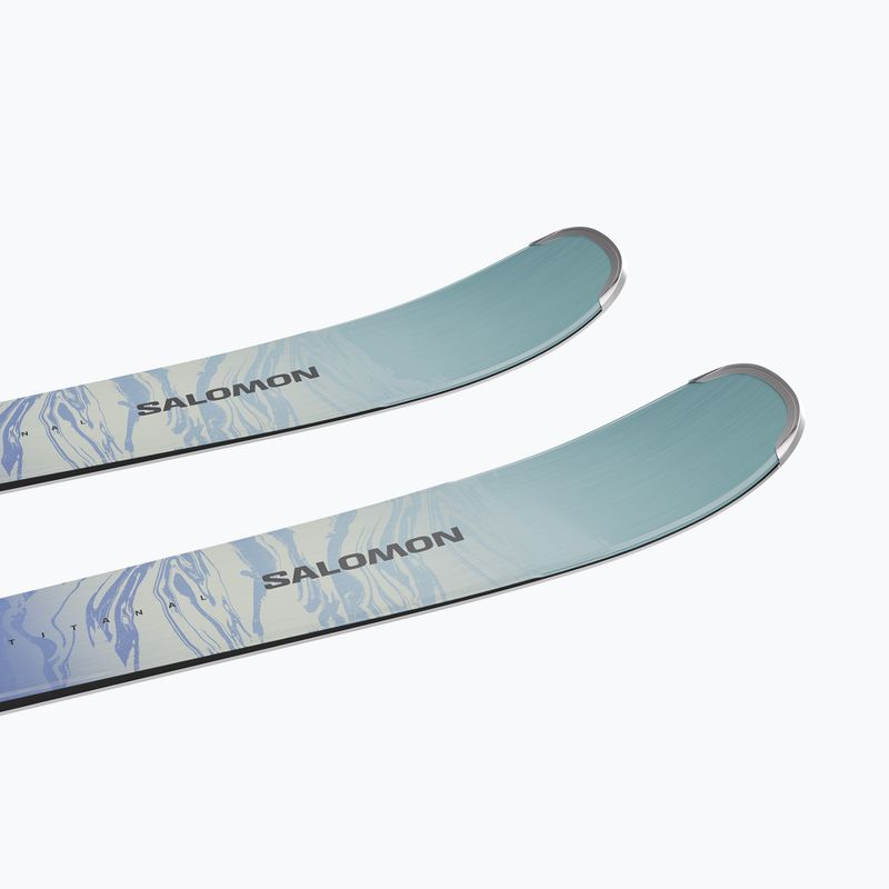 Дамски ски за спускане със ски автомати Salomon Stance Pro W 82 + MI11 GW aruba blue/blue yonder 6